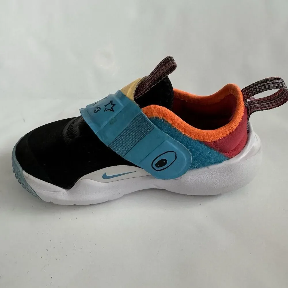 Nike Flex Advance Kids SE TD Doodles Flyease Sz 6c Toddler DZ2801-001